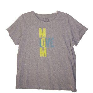 Life is Good Gray Mom Love Tshirt Tee XL Classic Fit Womens Mothers Day
